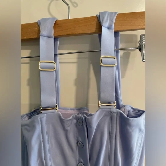 Elegant Blue Women's Top - Picture 4 of 14